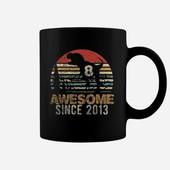 8Th Birthday Dinosaur Coffee Mug | Crazezy