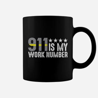 911 Is My Work Number Coffee Mug - Thegiftio UK