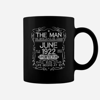 97Th Birthday Gift The Man Myth Legend June 1922 Coffee Mug | Crazezy DE