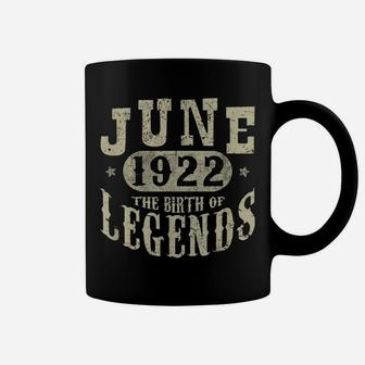 98 Years 98Th Birthday Gift June 1922 Birth Of Legend Coffee Mug | Crazezy DE