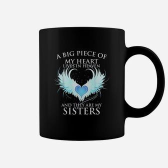 A Big Piece Of My Heart Lives In Heaven Coffee Mug | Crazezy UK