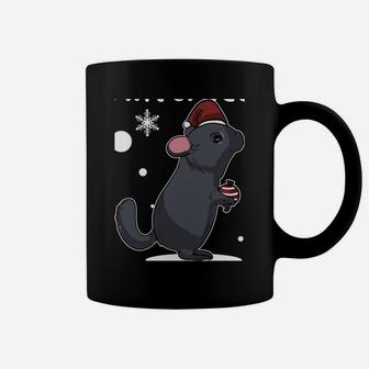 A Girl Who Loves Chinchillas And Christmas Coffee Mug | Crazezy CA