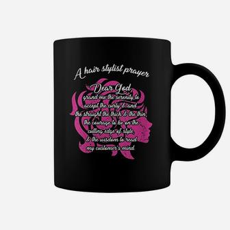 A Hair Stylist Prayer Hairstylist Beautician Coffee Mug - Thegiftio