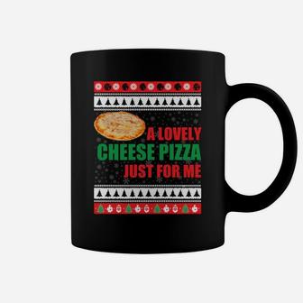 A Lovely Cheese Pizza Just For Kevin Funny Alone Home Sweatshirt Coffee Mug | Crazezy