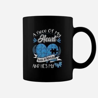 A Piece Of My Heart Lives In Heaven And He Is My Dad Coffee Mug | Crazezy CA
