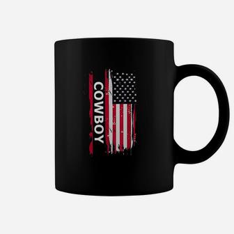 A Redneck Cowboy Usa Flag For Country Music Fans And Cowboys Coffee Mug | Crazezy DE
