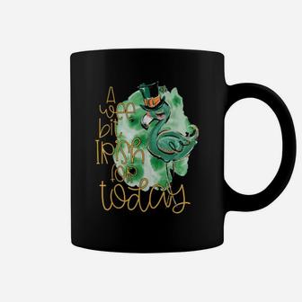 A Wee Bit Irish For Today Flamingo St Patrick's Day Coffee Mug - Monsterry UK