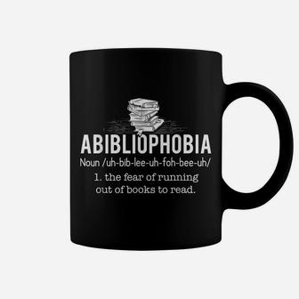 Abibliophobia - Funny Reading Bookworm Reader Gift Coffee Mug | Crazezy UK