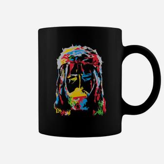 Abstract Jesus Coffee Mug - Monsterry AU