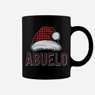 Abuelo Santa Plaid Red Family Matching Christmas Pajamas Coffee Mug | Crazezy CA