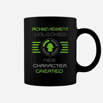 Achivement Daddy Unlocked Gamer Promoted To Dad Father's Day Coffee Mug | Crazezy