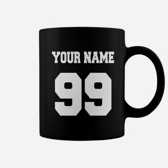 Add Your Name And Number Coffee Mug - Thegiftio UK