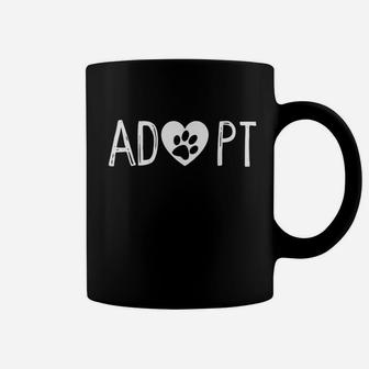 Adopt Dog Or Cat Pet Rescue Animal Shelter Adoption Coffee Mug | Crazezy CA