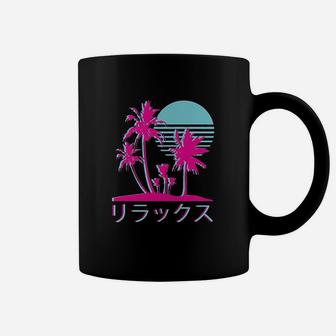 Aesthetic Vaporwave Retro 1980s Otaku Coffee Mug - Thegiftio
