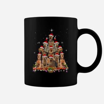 Airedale Terrier Christmas Tree Dog Santa Xmas Funny Pajamas Coffee Mug | Crazezy