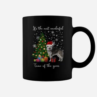 Alaskan Malamute Dog It's The Most Wonderful Time Of The Sweatshirt Coffee Mug | Crazezy UK