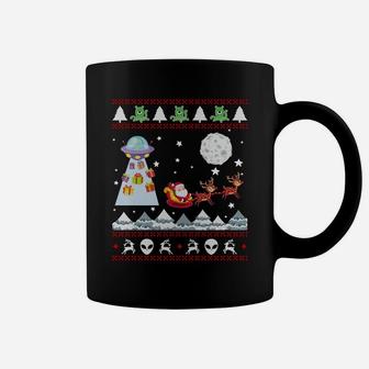 Alien And Santa Christmas Gifts Sweatshirts For Women Men Sweatshirt Coffee Mug | Crazezy DE