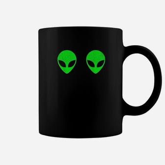 Alien Head Funny Alien Gift Women Ladies 90S Coffee Mug | Crazezy AU