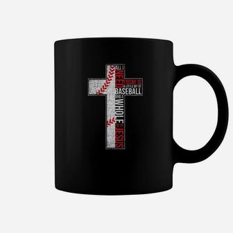 All I Need Is Baseball Jesus Christian Cross Faith Coffee Mug - Thegiftio UK