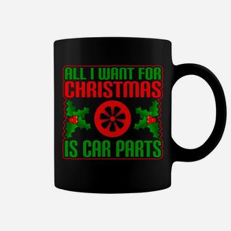 All I Want For Christmas Is Car Parts Funny Old Car Coffee Mug | Crazezy