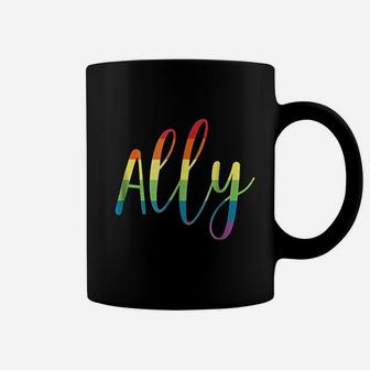 Ally Rainbow Coffee Mug | Crazezy