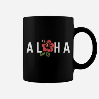 Aloha Hawaii Hibiscus Hawaiian Island Tropical Floral Flower Coffee Mug | Crazezy