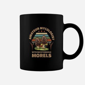 Amateur Mycologist With Questionable Morels Mycology Gift Coffee Mug | Crazezy AU