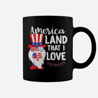 America Land That I Love, Patriotic Gnome, Memorial Day, Usa Coffee Mug | Crazezy DE