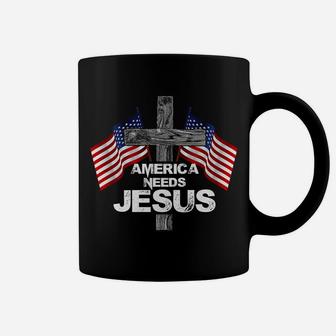 America Needs Jesus Gifts For Christmas Coffee Mug | Crazezy DE