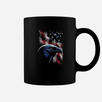 American Bald Eagle Muscle Coffee Mug | Crazezy