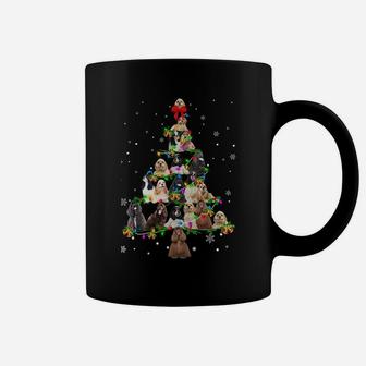 American Cocker Spaniel Christmas Tree X-Mas Gift Sweatshirt Coffee Mug | Crazezy
