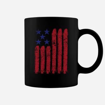 American Flag 4Th Of July Patriotic Distressed Usa Flag Coffee Mug | Crazezy AU