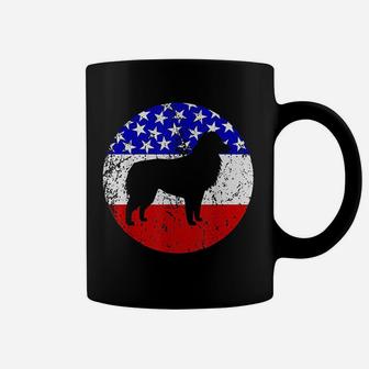 American Flag Australian Shepherd Vintage Retro Aussie Dog Coffee Mug | Crazezy CA
