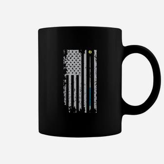 American Flag Billiard Pool Player Coffee Mug | Crazezy