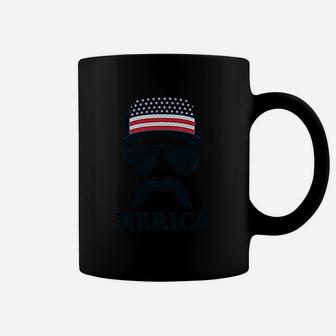 American Flag Cap Hat Patriotic 4Th Of July Merica Usa Coffee Mug | Crazezy