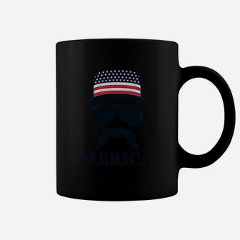 American Flag Cap Hat Patriotic 4Th Of July Merica Usa Coffee Mug | Crazezy