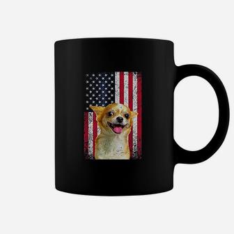 American Flag Chihuahua Dog Lover Coffee Mug | Crazezy AU