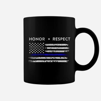 American Flag Honor Respect Coffee Mug | Crazezy DE