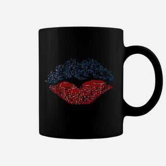 American Flag Lips Coffee Mug | Crazezy AU