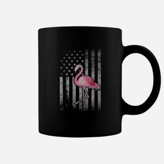 American Flag Pink Flamingo Patriotic 4th Of July Shirt Coffee Mug - Thegiftio UK