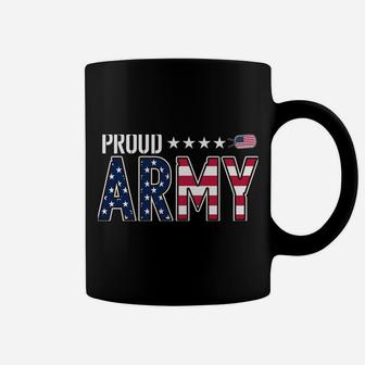 American Flag Proud Army Sister Coffee Mug | Crazezy