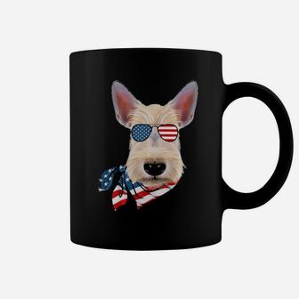 American Flag Scottie Patriotic 4Th Of July Coffee Mug - Monsterry CA