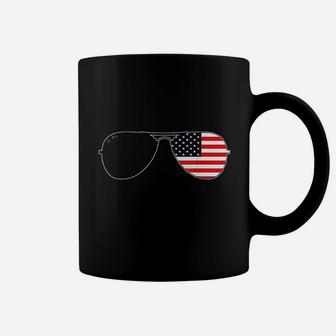 American Flag Sunglasses Coffee Mug - Thegiftio UK