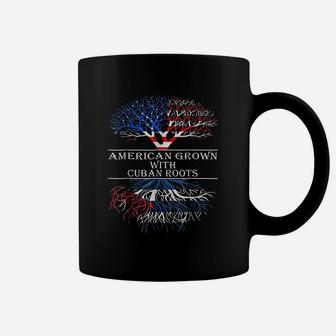 American Grown With Cuban Roots Coffee Mug | Crazezy