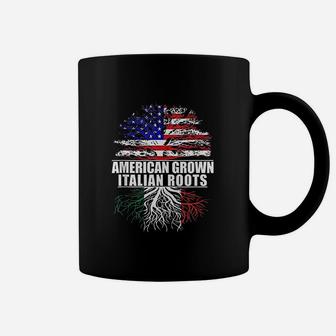 American Grown With Italian Roots Italy Coffee Mug | Crazezy