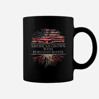 American Grown With Peruvian Roots Coffee Mug | Crazezy