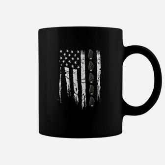 American Mushroom Hunterwith Morels In Usa Flag Coffee Mug | Crazezy DE