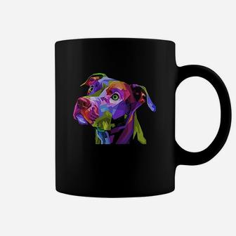 American Pitbull Terrier Pop Art Coffee Mug | Crazezy