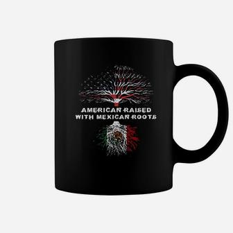 American Raised With Mexican Coffee Mug | Crazezy DE