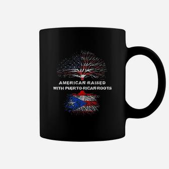 American Raised With Puerto Rican Roots Coffee Mug | Crazezy UK